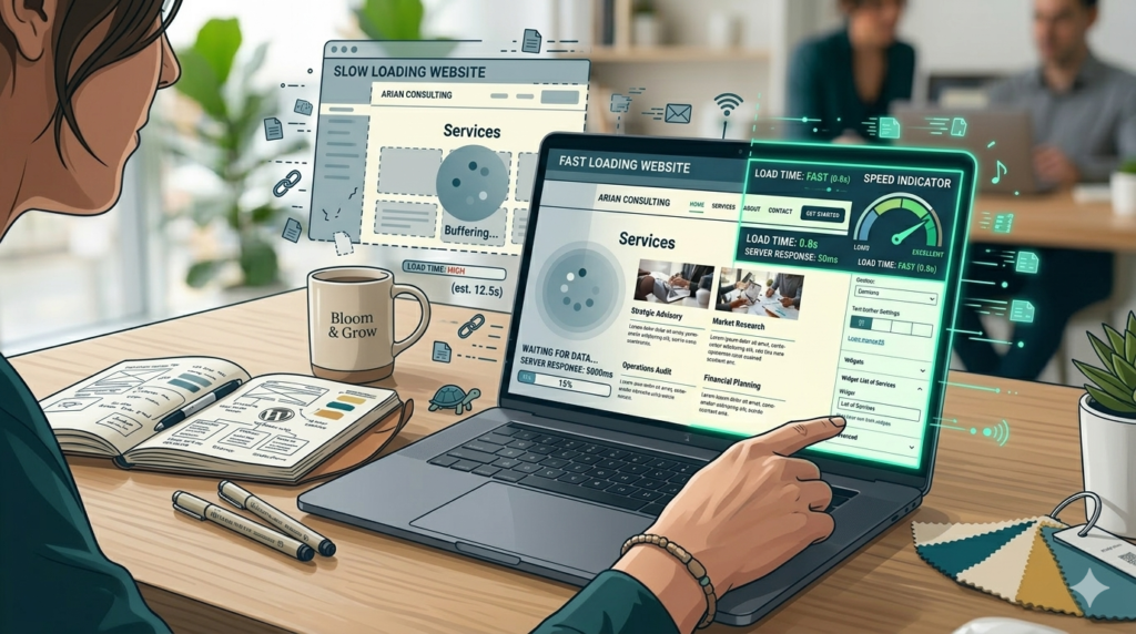 business website speed