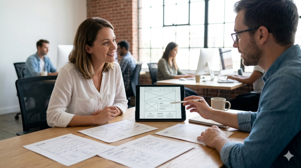 business website features