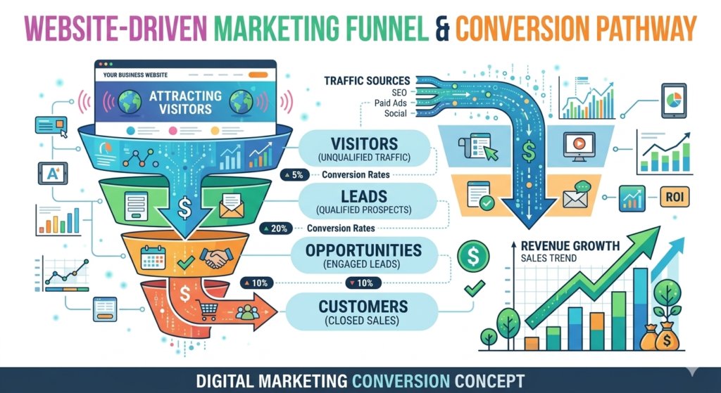 website generating leads and business sales